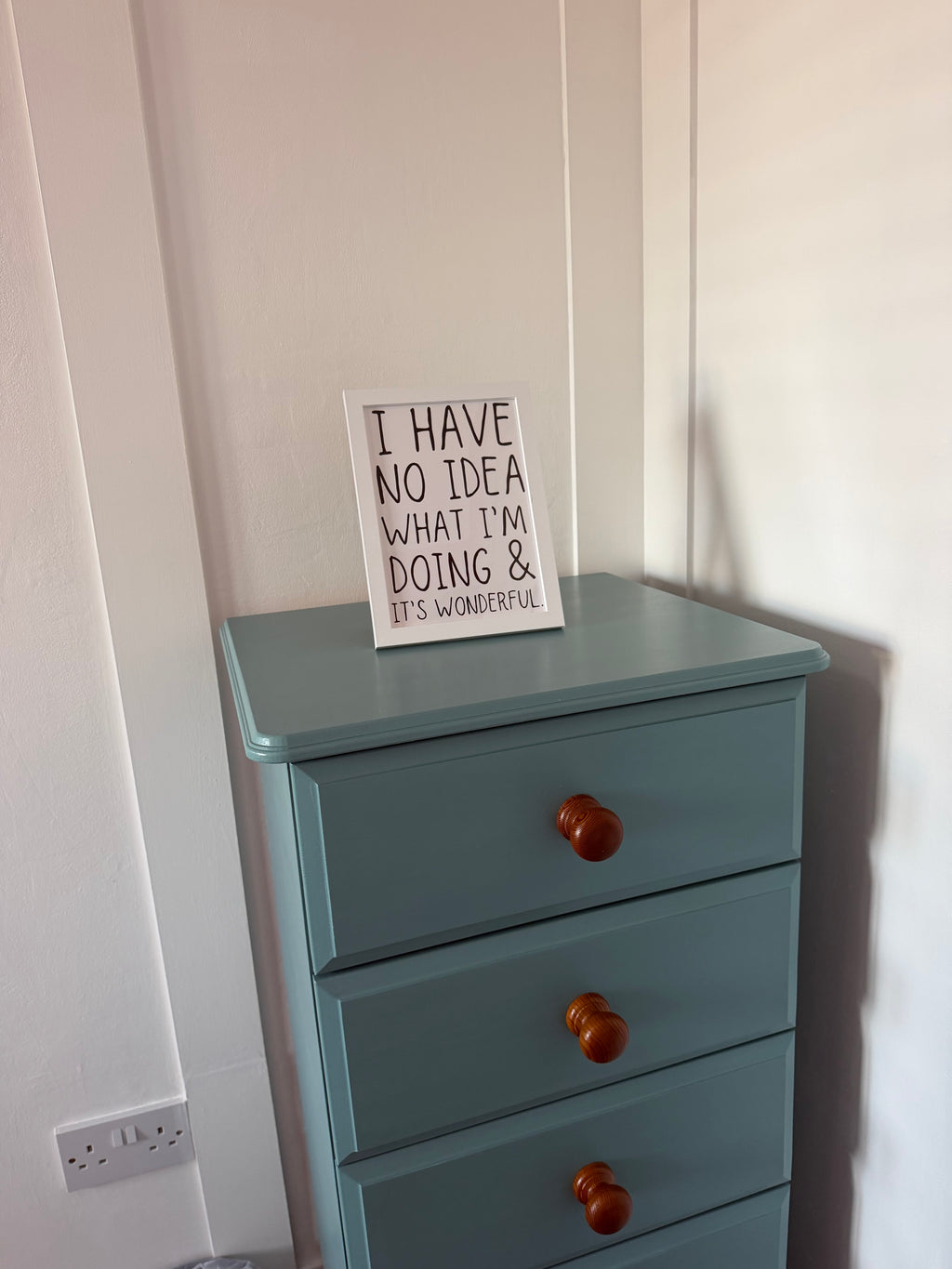 A5 “I have no idea what I’m doing & it’s wonderful” Print with Frame