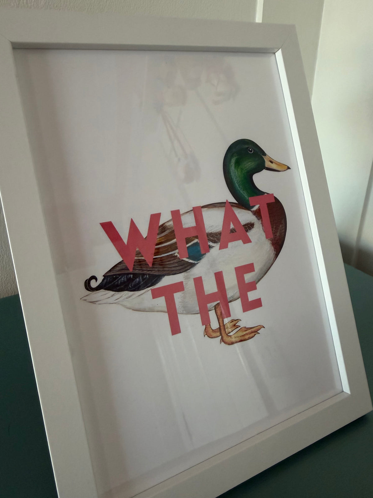 A5 “What the Duck” Print with Frame